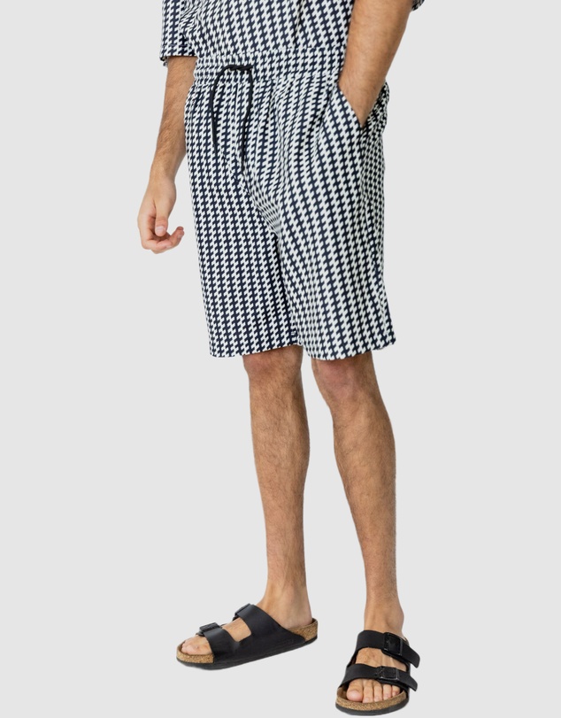 Justin Cassin - Mulholland Print Tie Shorts