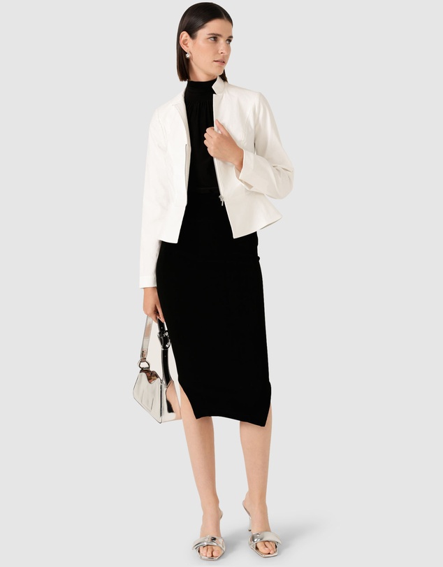 SACHA DRAKE - Front Zip Peplum Jacket