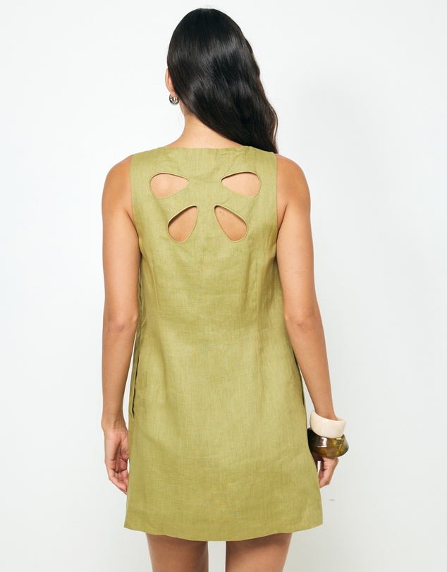 AERE - Zaya Linen Mini Dress