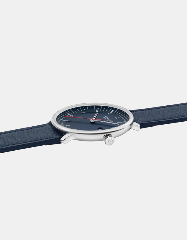 Mondaine - Mondaine Doppio 41mm Vegan Leather Watch Set