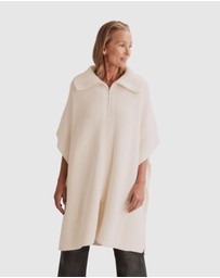 Country Road - Zip Through Knit Poncho