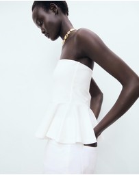 M.N.G - Peplum Top