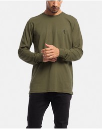Counter Culture - Cypher Embroidery Long Sleeve Tee