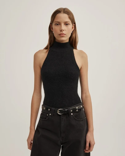 Witchery - Fluffy High Neck Tank