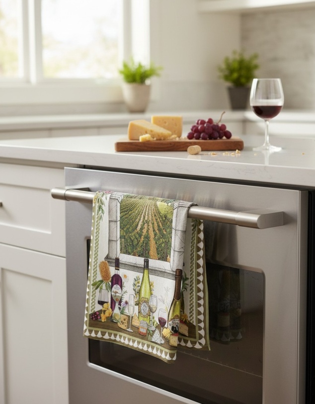 La La Land - Vineyard Visions Tea Towel