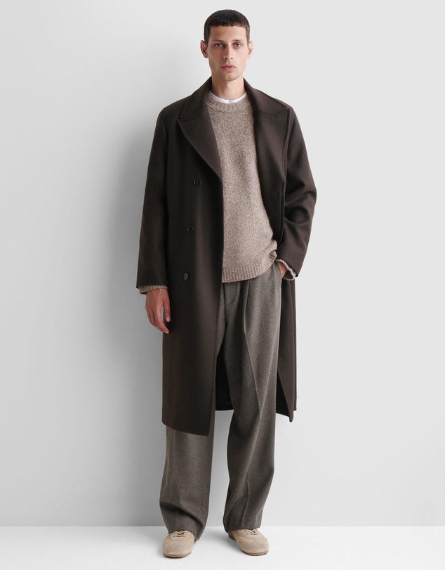 COS - Oversized Alpaca-Blend Crew-Neck