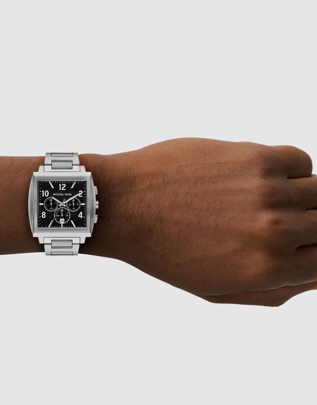 Michael Kors - Rhys Silver Tone Chronograph Watch