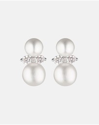 Stephanie Browne - Audrey Pearl Earrings