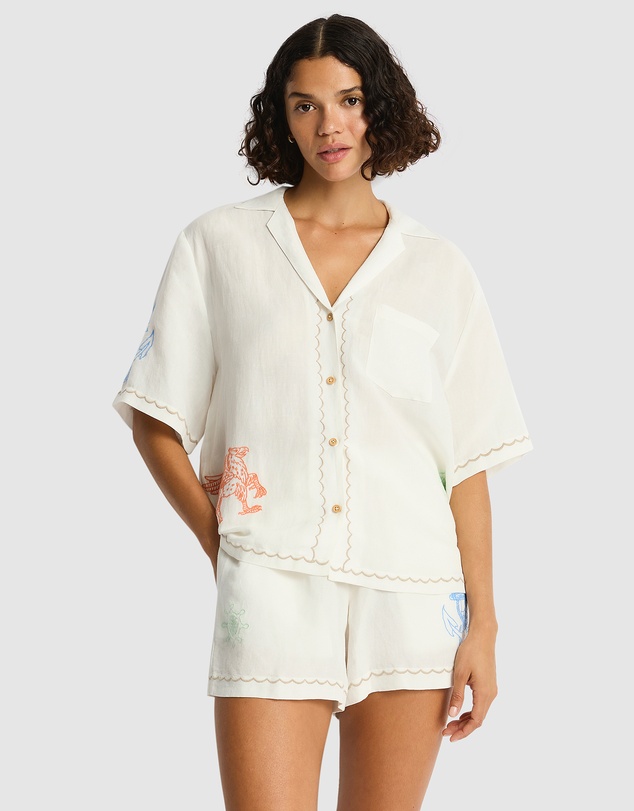 Sea Level Australia - Shipwreck Bowling Shirt