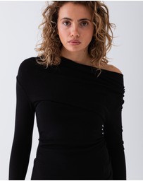 Style Addict - Asher Ruched Long Sleeve Top