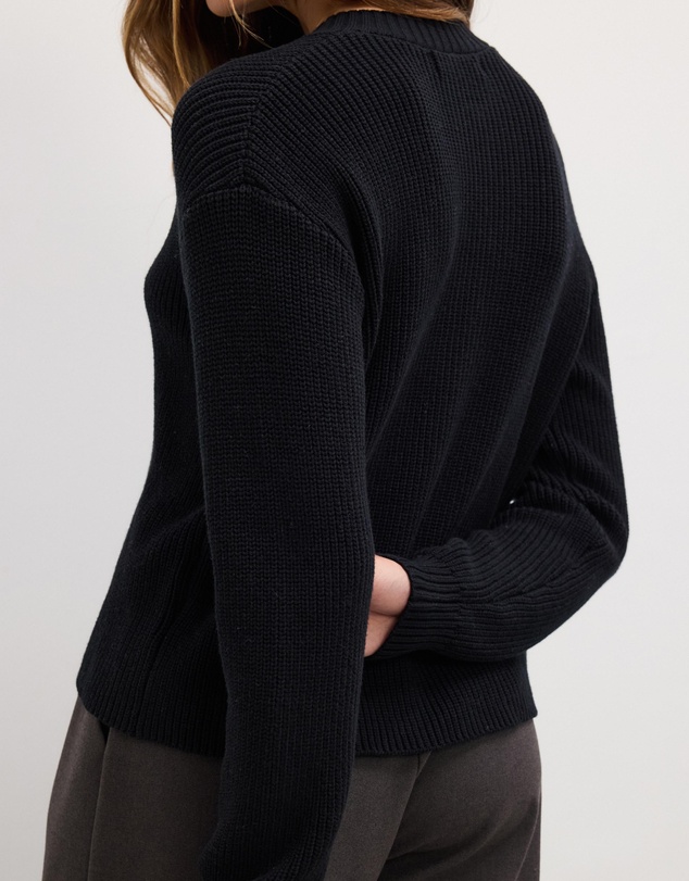 The Fated - Maia Round Neck Knit Cardigan