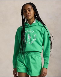 Polo Ralph Lauren - Big Pony Logo French Terry Hoodie - Kids-Teens