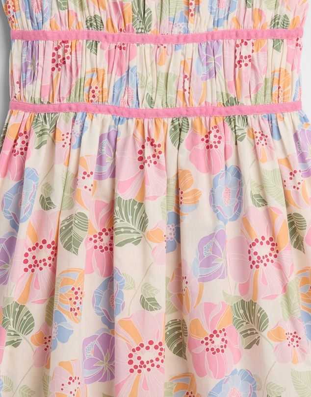GAP - V-Woven Midi Dress - Teens