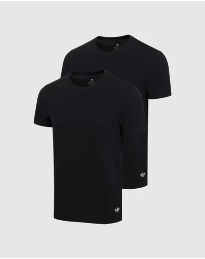 adidas Originals - 2 Pack Comfort Core Cotton Crew Neck T-Shirt