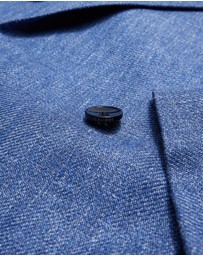 Calibre - Linen Lyocell Twill Double-Breasted Blazer Blue