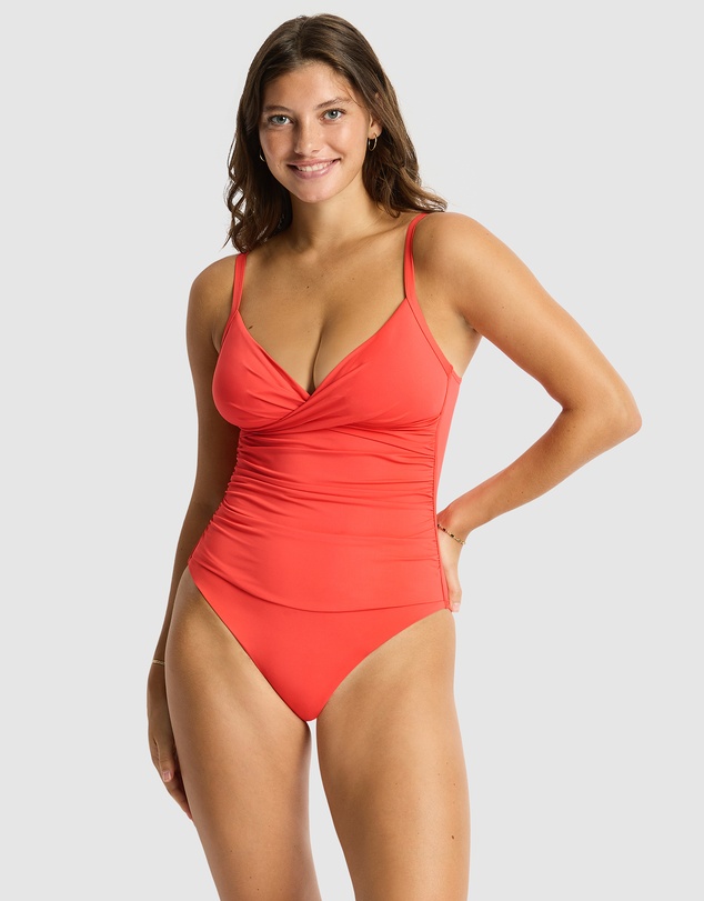 Sea Level Australia - Essentials Edit Cross Front Scoop Back One Piece
