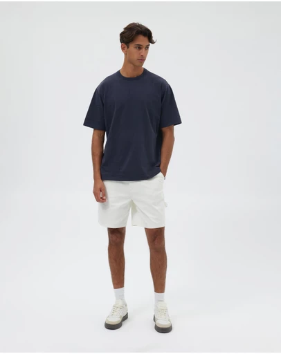 AERE - Herringbone Carpenter Shorts