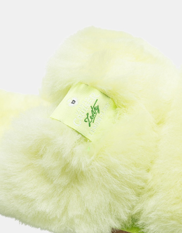 Vodka Cruiser - Fluffy Lime OpenToe Slippers
