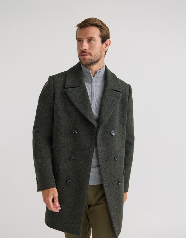 Oxford - Mason Herringbone Wool Coat