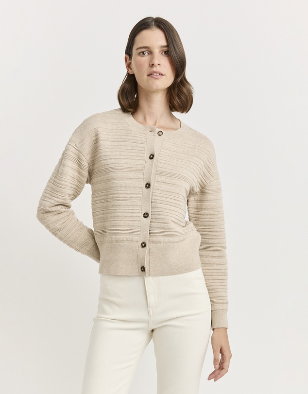 Toorallie - Parallel Knit Cardigan