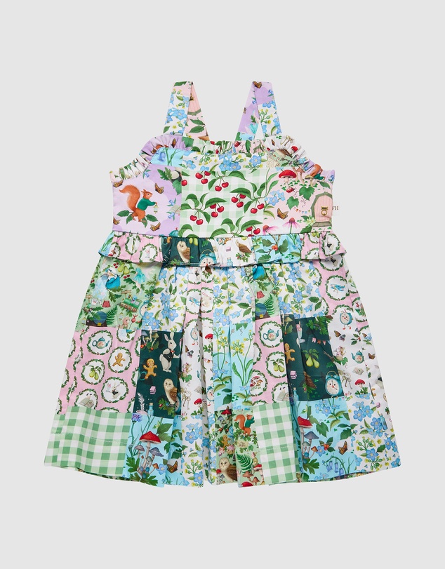 Fleur Harris - 'The Magic Faraway Tree' Pretty Patchwork Dress Baby in Patchwork