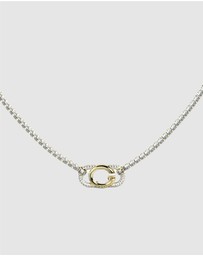 GUESS - Gold-Tone Oh My G Necklace