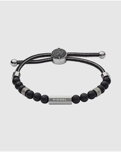 Diesel - Beads Black Bracelet