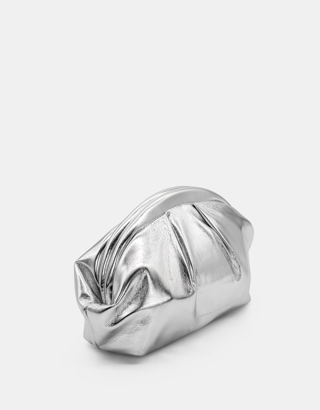 Morgan & Taylor - Annette Clutch in Metalic Silver