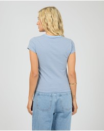 All About Eve - Sami Stripe Tee Blue