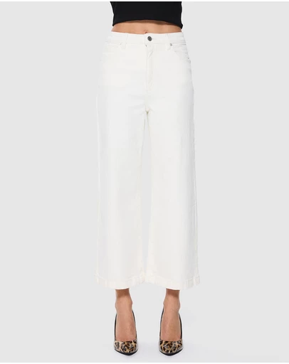 Abrand - 94 Wide Crop Jeans