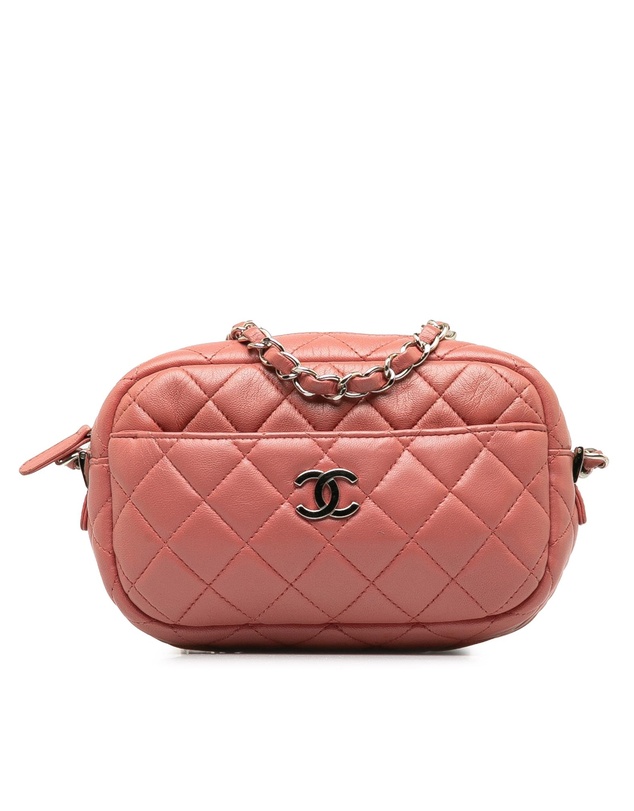 Chanel - Pre-Loved Mini Lambskin Camera Case