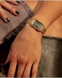 Rosefield - The Octagon - Gold With Black Dial