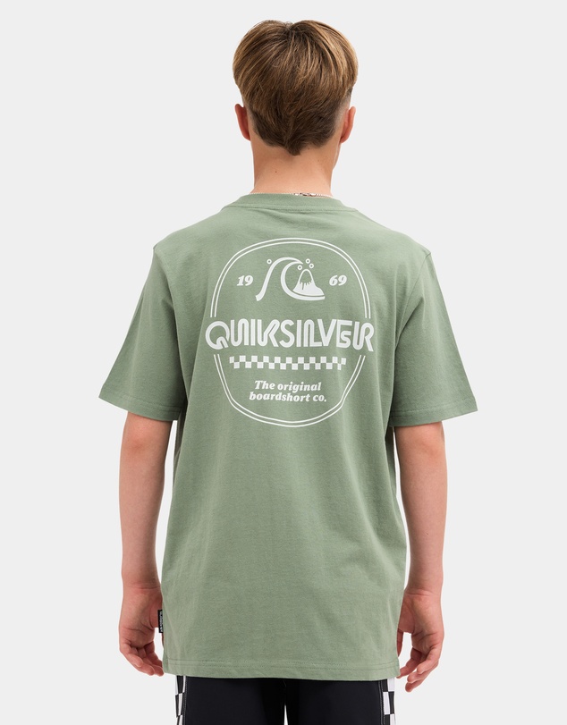 Quiksilver - Boys 8 to 16 Original Stamp T-Shirt
