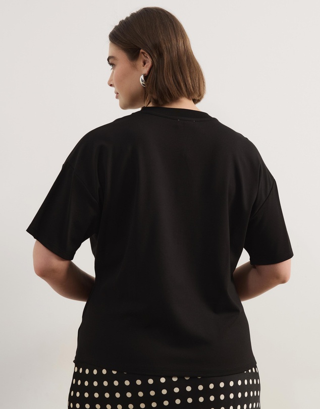 Atmos&Here Curvy - Zulu Trim T-Shirt
