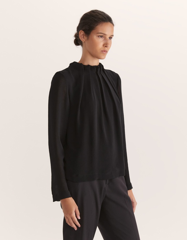 SABA - Willa High Neck Long Sleeve Top