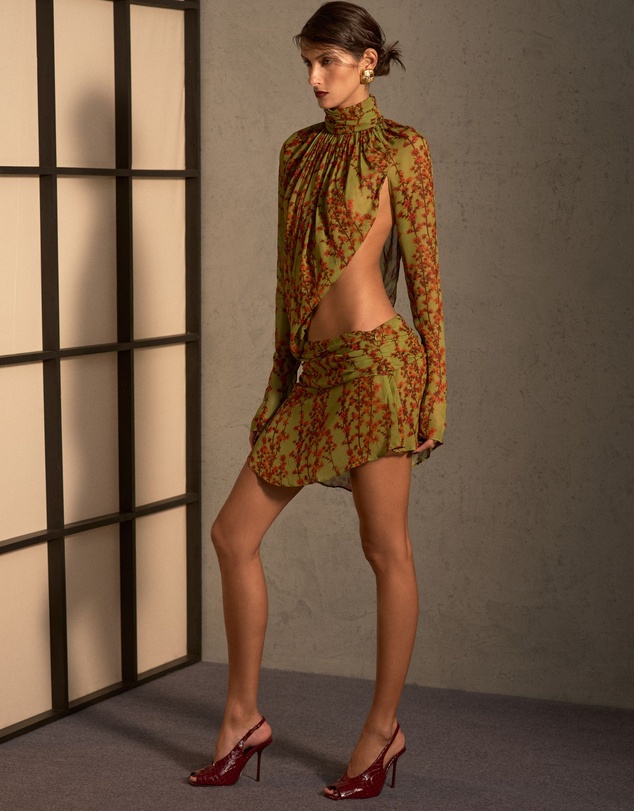 Muma World - Kusa Sakura Zhou Mini Dress