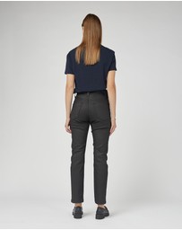 DRICOPER DENIM - Mika Coated Denim Straight Leg Jeans