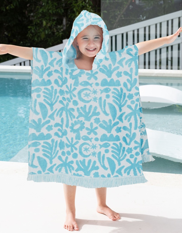 Bambury - Holiday Kids Beach Poncho Hooded Towel
