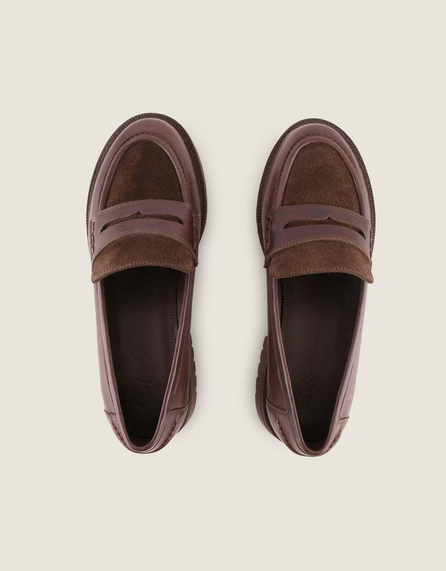 Shelly Shen - Ellison Loafers Brown Leather/Suede