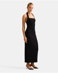 Forever New - Georgie Halter Neck Ruched Bodycon Dress