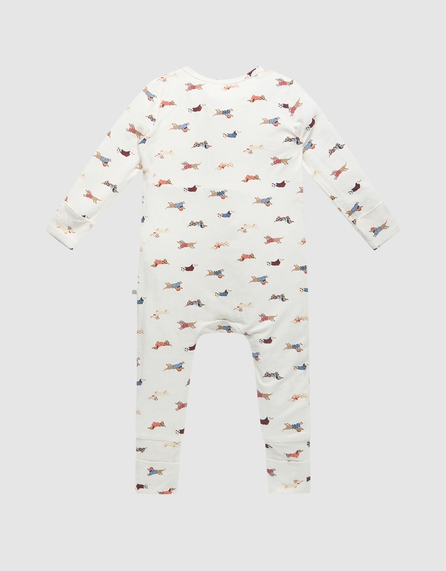 Kynd Baby - Day Or Night Onesie in Dachshund