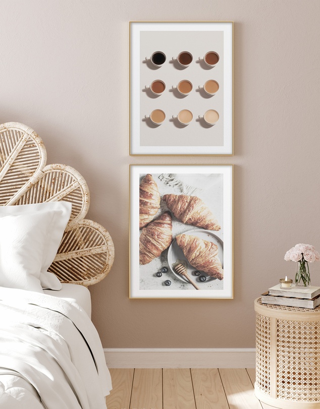 Olive et Oriel - Shades of Coffee Art Print