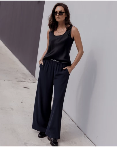 ALEXANDRA - Stellan Pants Navy