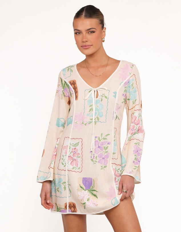 Petal & Pup - Narelle Mini Dress - Lilac Floral