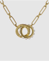 Ted Baker - Lola Double Logo Link Necklace