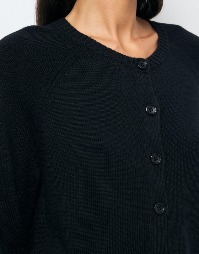 AERE - Nia Cotton Cashmere Blend Cardigan