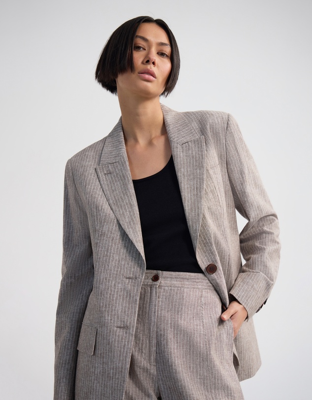 Oxford - Racer Open Back Blazer