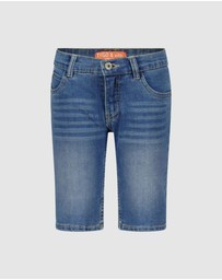 TYGO&vito - Quinn Slim Denim Shorts - Kids-Teens