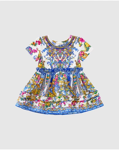 Camilla - Tee Dress With Double Frill Tutu Skirt - Babies