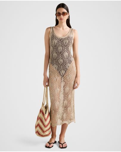 white christmas dresses Crochet Kit main image 0